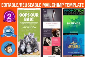 design responsive mailchimp email template