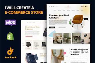 create selling ecommerce website for your store
