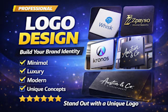 do minimal logo design  elegant and timeless creations