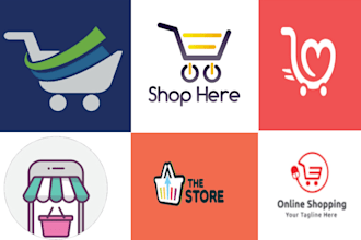 design ecommerce store or online shop logo