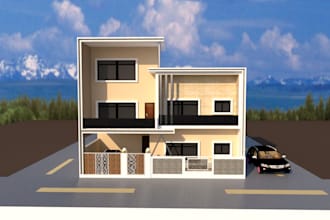 do 3d house modeling and interior design