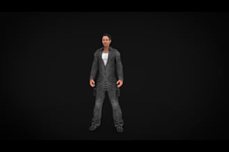 create 3d low poly characters