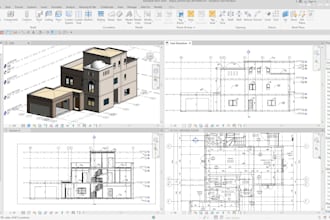 create autodesk revit architectural model