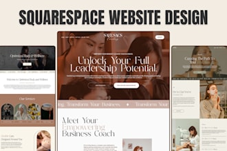 do squarespace website design, build squarespace website, redesign squarespace