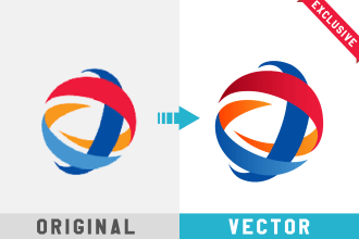 vectorize edit fix modify refresh or redesign your existing logo