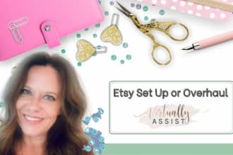 set up your etsy shop or do a complete overhaul