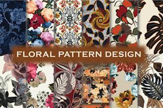 do custom seamless pattern design