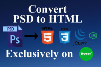 convert psd to html, sketch to html, jpg or png to html