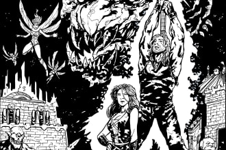 make you a kickass comic books and illustrations