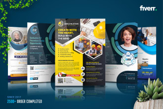 design professional flyer or poster