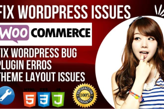 do wordpress bug fix, wordpress issues, fix wordpress error