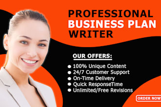 write complete business plan, proposal, business plan writer, grants