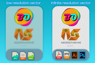 recreate logo in high resolution