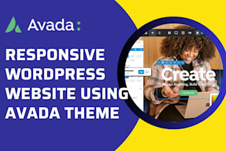 customize responsive wordpress website using avada theme