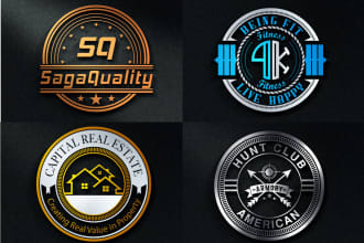 do unique hipster retro vintage stamp 3d badge logo design