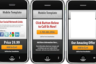 build you a custom Mobile Landing Page + a QRcode linking to it