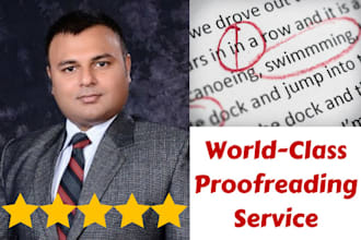 proofread and edit your business document