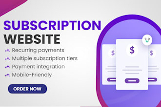 create wordpress subscription website and integrate payment system