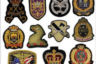 we are exporter manufacturer of all kinds of badges and embroidery work,