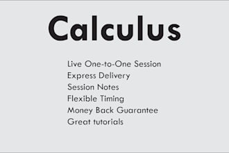 help in calculus, advanced calculus, and algebra