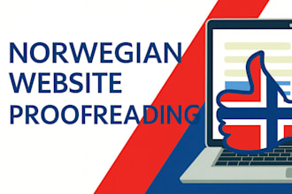 proofread your norwegian website