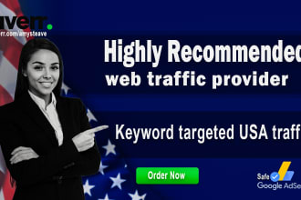 send keyword target organic website traffic from usa,adsense safe