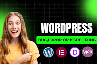 solve wordpress bugs, hosting issue and domain setup