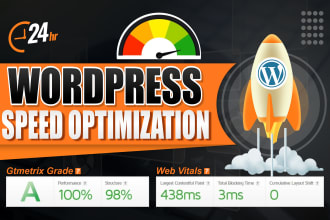 skyrocket wordpress speed and performance with gtmetrix and fix issues