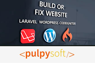 do correction and development on laravel, codeigniter, wordpress, PHP website