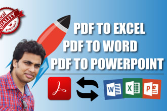 convert pdf to excel and pdf to word