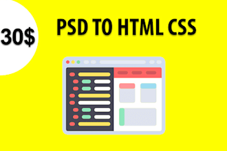 convert psd to responsive page html css