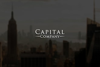 create creative text based logo