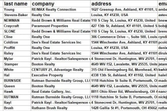 collect loan officer or real estate agent email lists