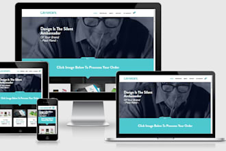 create custom website design, html or wordpress