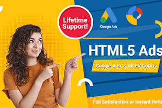 design animated HTML5 banner ads