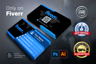 design business card with two concepts within 24hours