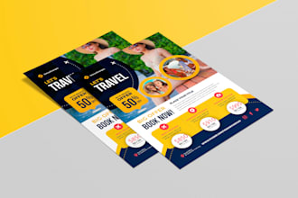 design amazing flyer, poster and brochure
