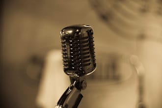 record or narrate a voiceover in a deep male voice