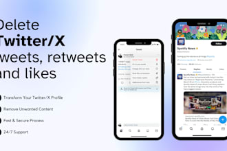 delete x or twitter tweets, reposts and likes