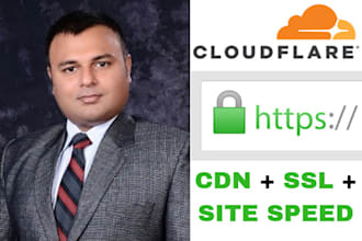 set up cloudflare CDN SSL and website security