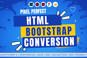 convert figma to HTML css , figma to bootstrap  ,tailwindcss