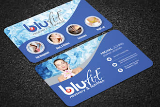 do unique and eye catching  business card design for you