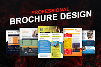 design professional brochure and flyer within 24 hours