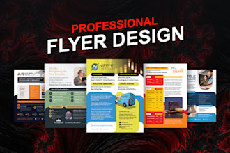 design professional brochure and flyer within 24 hours