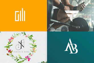 design a custom initials or monogram logo