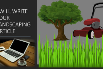 write a landscaping article