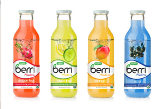 perfect beverage packaging design or label design