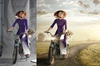 do professional photoshop job in quick time