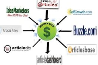 submit your article in top 50 Submission sites including Go, ideamarketers, amazine all 2+ PR sites