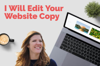 edit your website copy